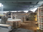 Forum antique de Bavay, vue des vestiges (protégés)